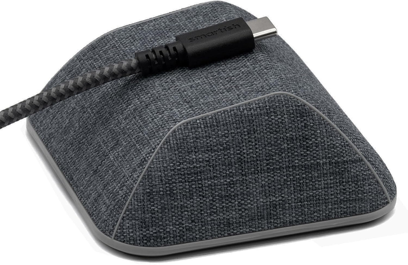 Smartish® Magnetic Cord Holder - Cable Wrangler Organizer with Magnet Clips for Charger Management on Desktop, Nightstand for USB-C + Lightning - No 2 Pencil Gray