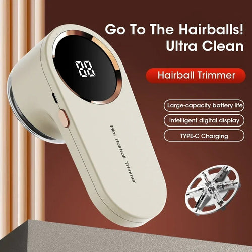 Rechargeable Electric Lint Remover with Digital Display